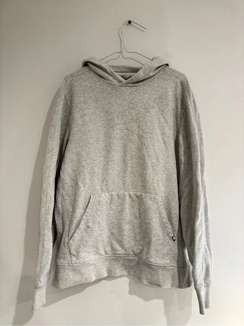 Rhone Men’s Pullover Hoodie Gray Large